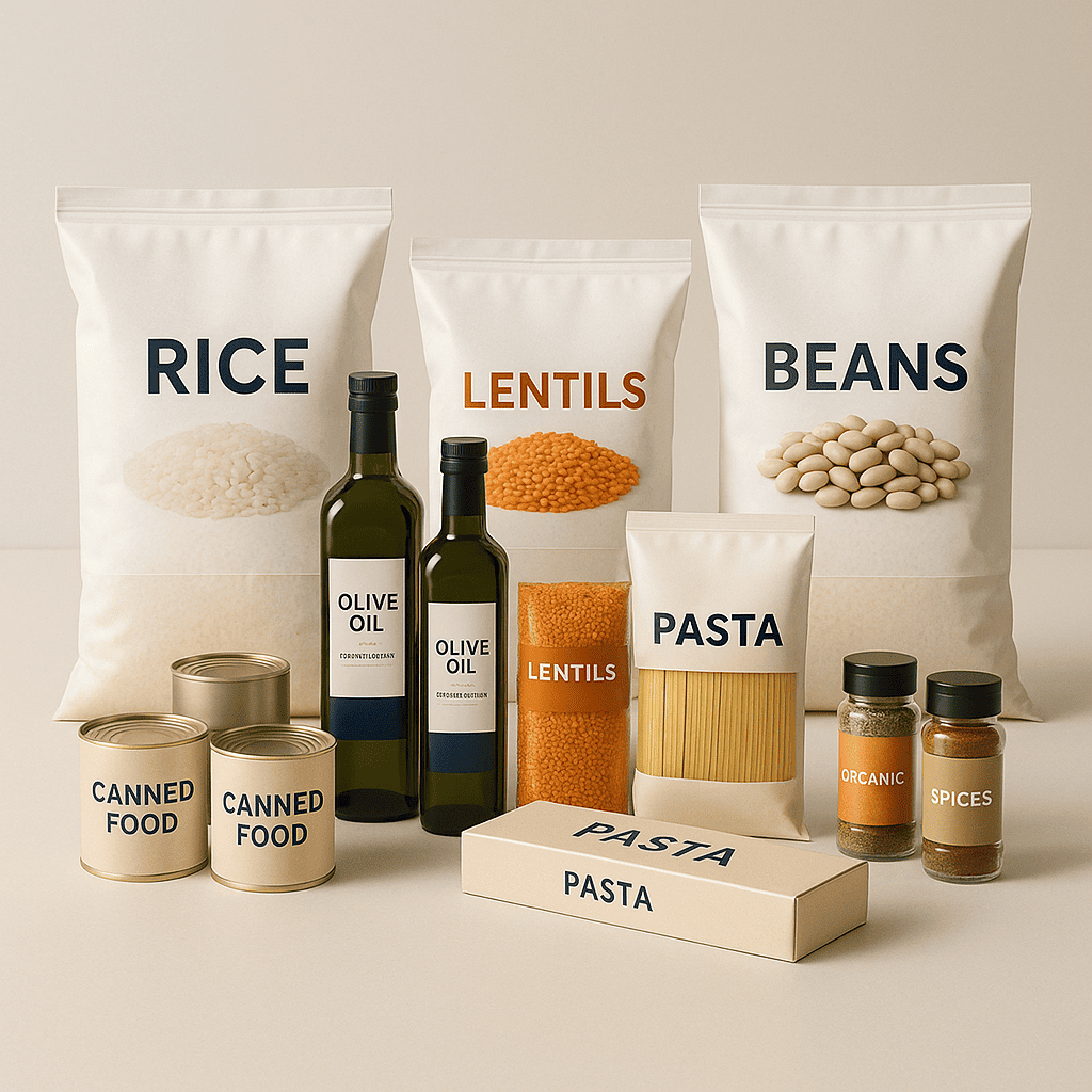 منتجات المواد الغذائية الجافة